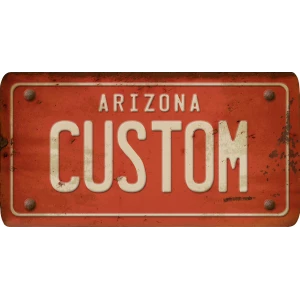 Custom Acrylic License Plate Art
