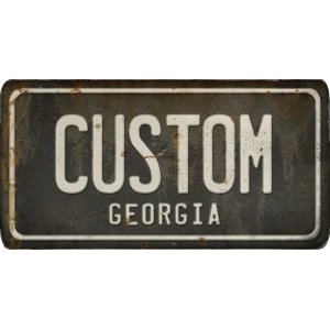Custom Acrylic License Plate Art