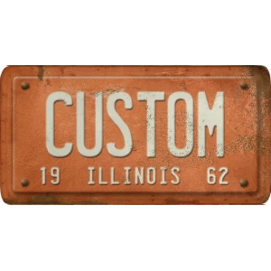 Custom Acrylic License Plate Art