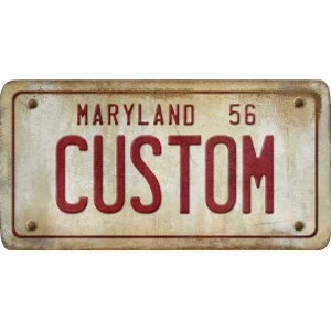 Custom Acrylic License Plate Art
