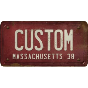 Custom Acrylic License Plate Art