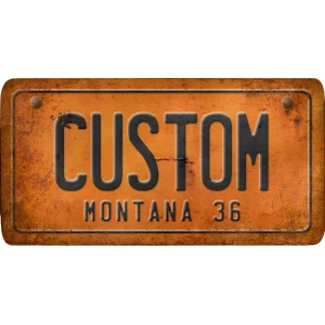 Custom Acrylic License Plate Art
