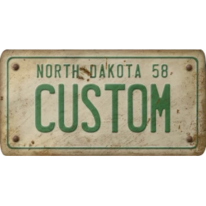 Custom Acrylic License Plate Art