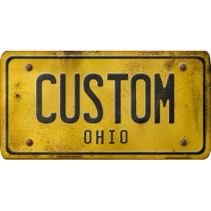 Custom Acrylic License Plate Art