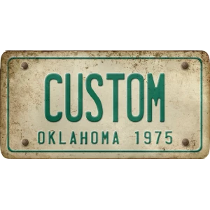 Custom Acrylic License Plate Art