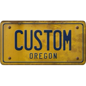 Custom Acrylic License Plate Art