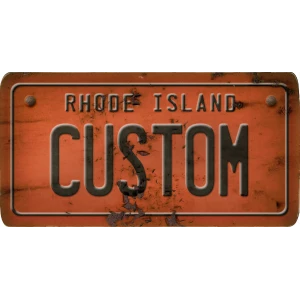 Custom Acrylic License Plate Art