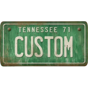 Custom Acrylic License Plate Art