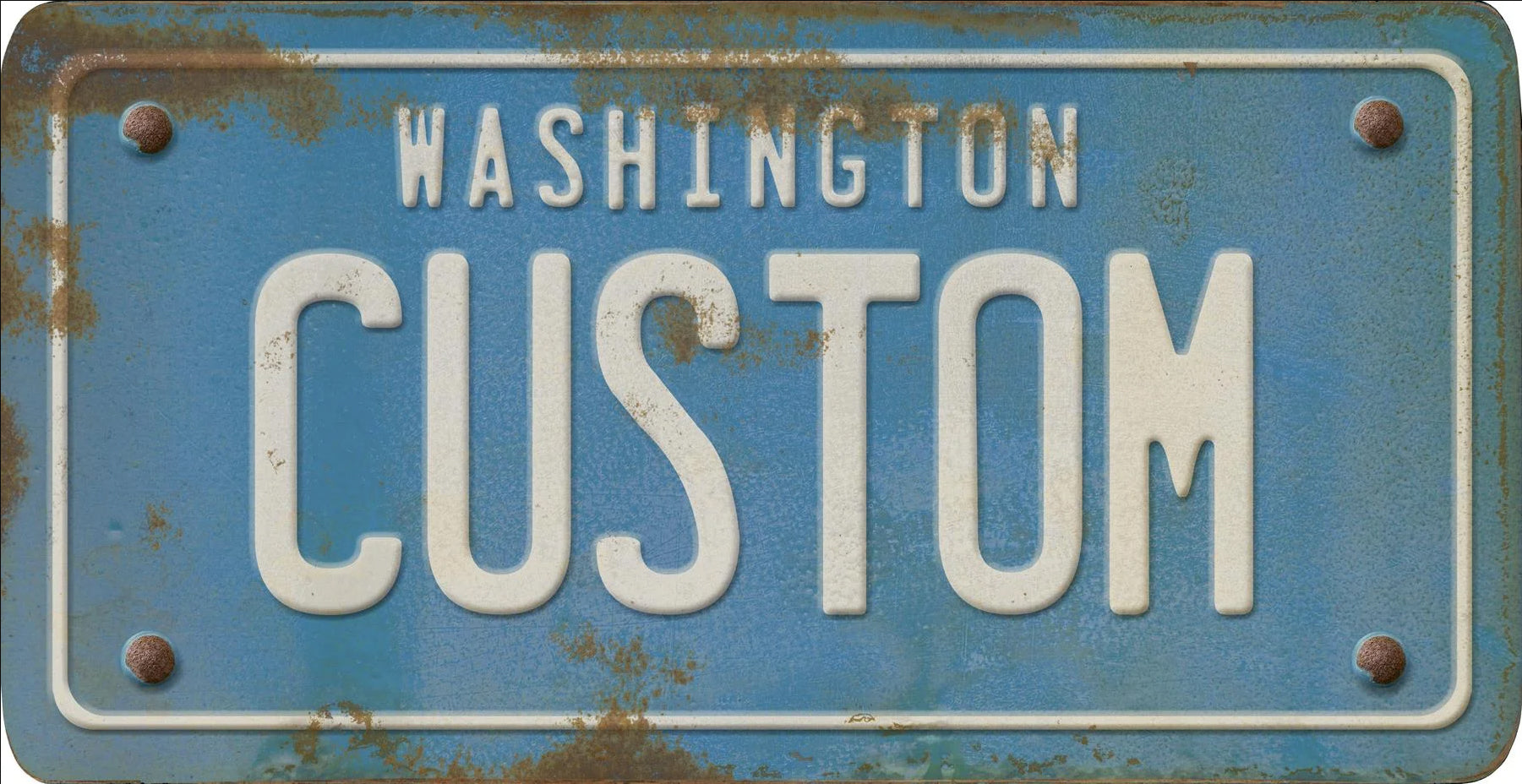 Custom Acrylic License Plate Art