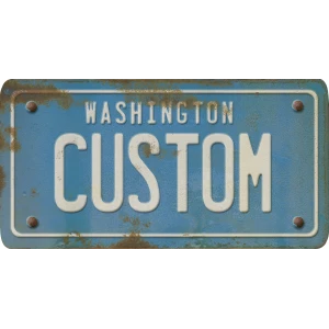 Custom Acrylic License Plate Art
