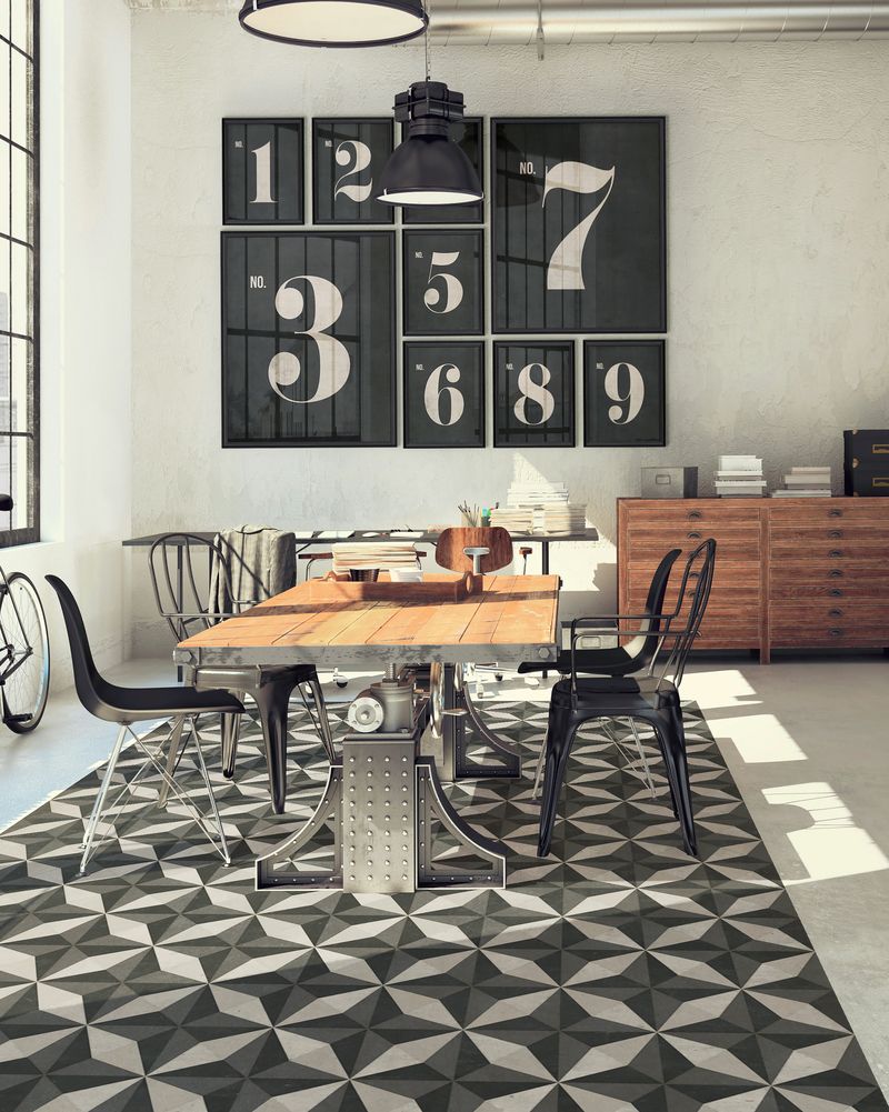 Classic 74 - Morpheus Washable Vinyl Area Rugs