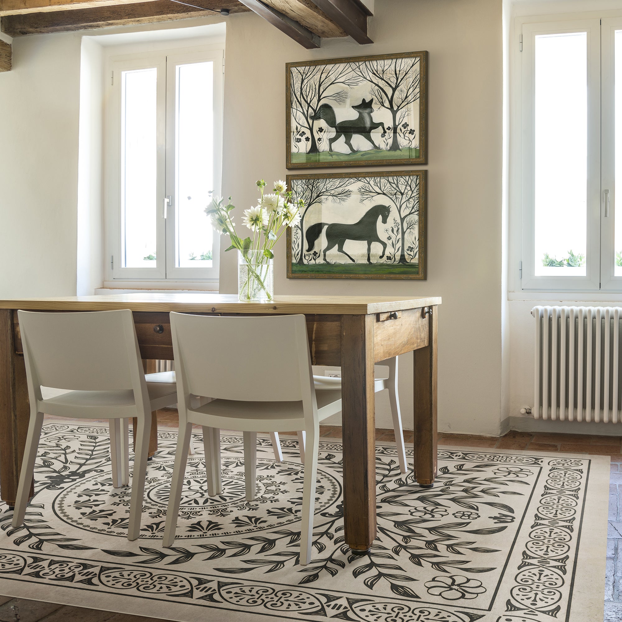 Fox Silhouette Art by Kolene Spicher