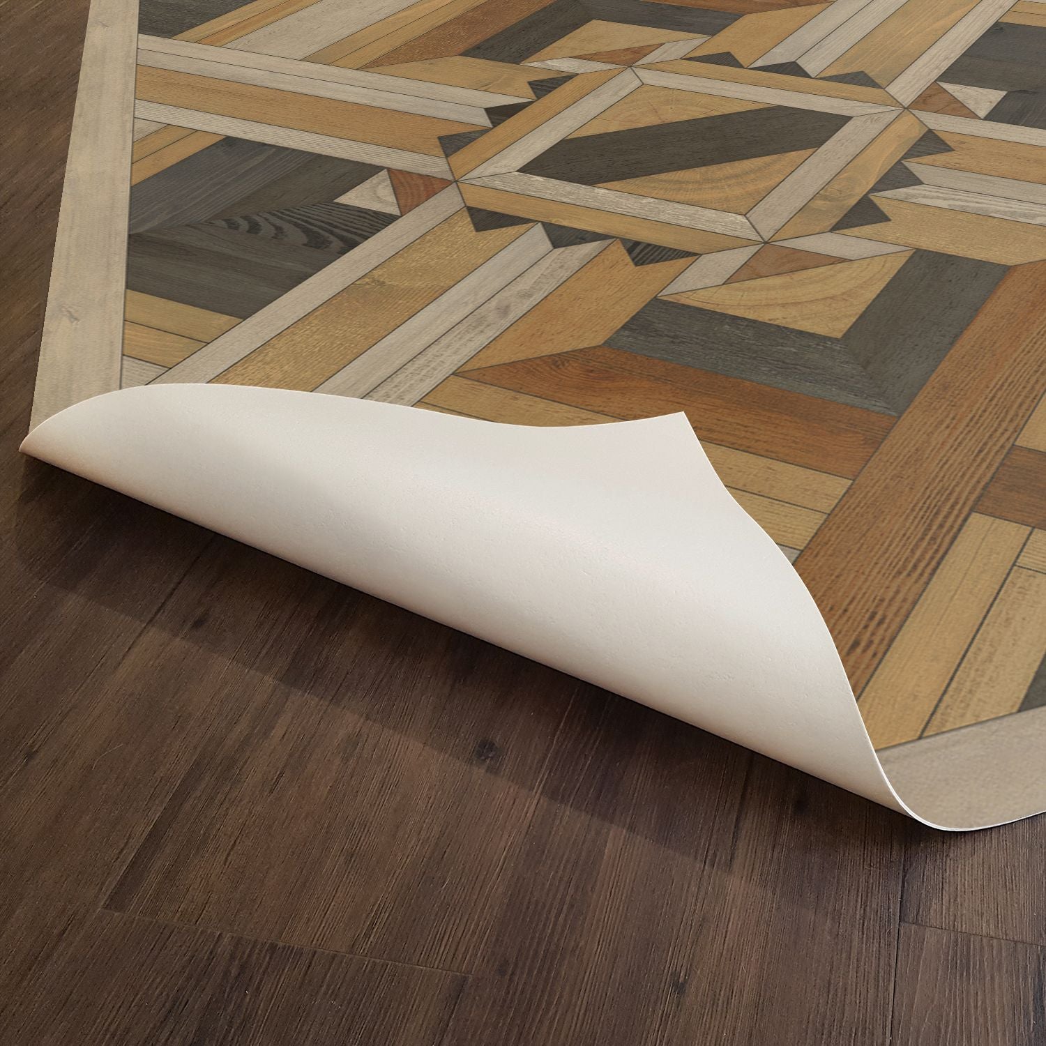 Wooded Slopes Washable Vinyl Area Rugs