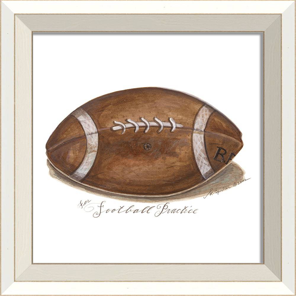 Football Art signed by Kolene Spicher- Interior Mojo llc