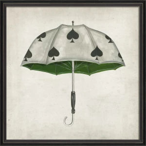 spades umbrella art - Interior Mojo llc