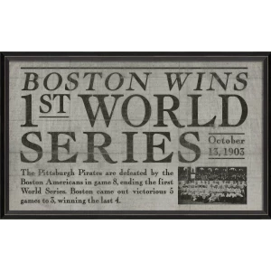 'Boston World Series' art - Interior Mojo llc