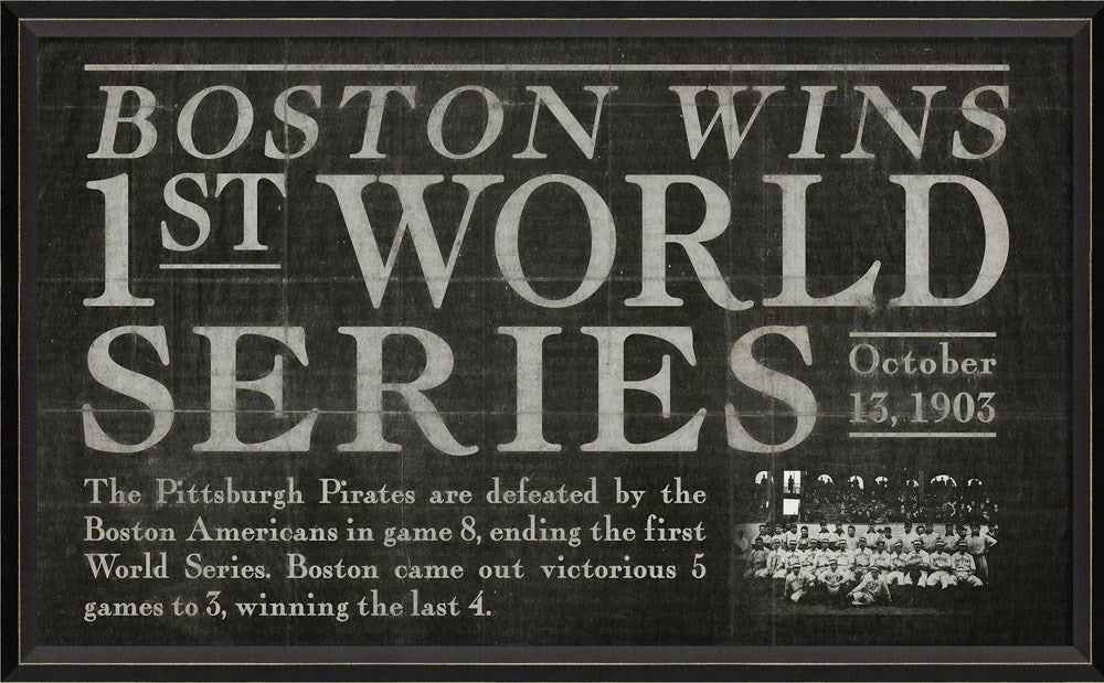 'Boston World Series' art - Interior Mojo llc