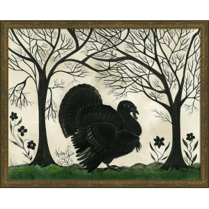 turkey silhouette art (facing right) - Interior Mojo llc