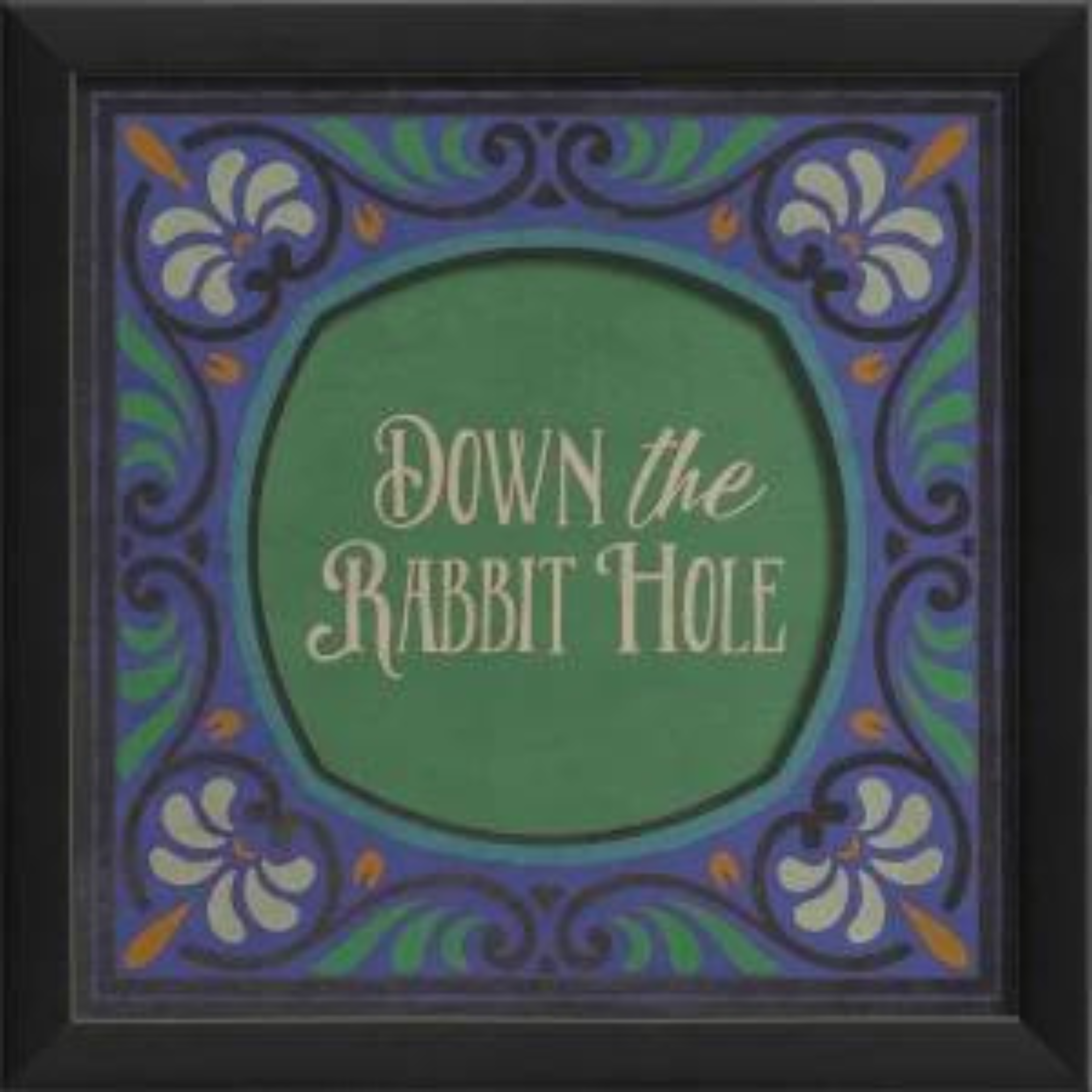 down the rabbit hold art - Interior Mojo llc