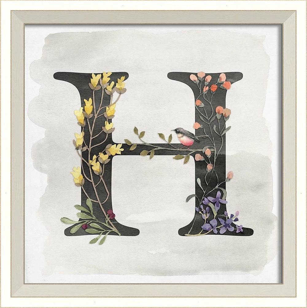 Garden Alphabet Art - Small