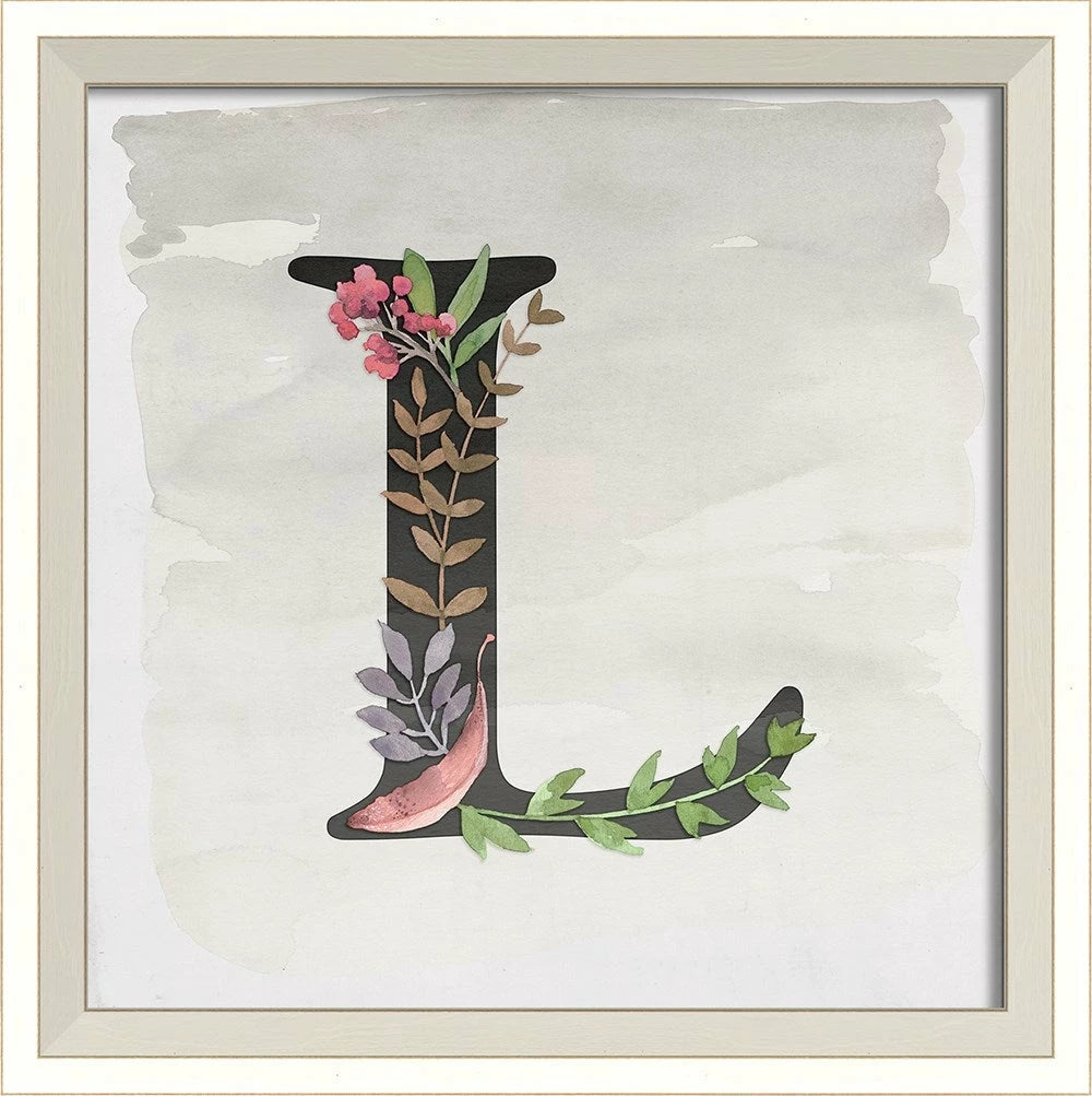 Garden Alphabet Art - Small