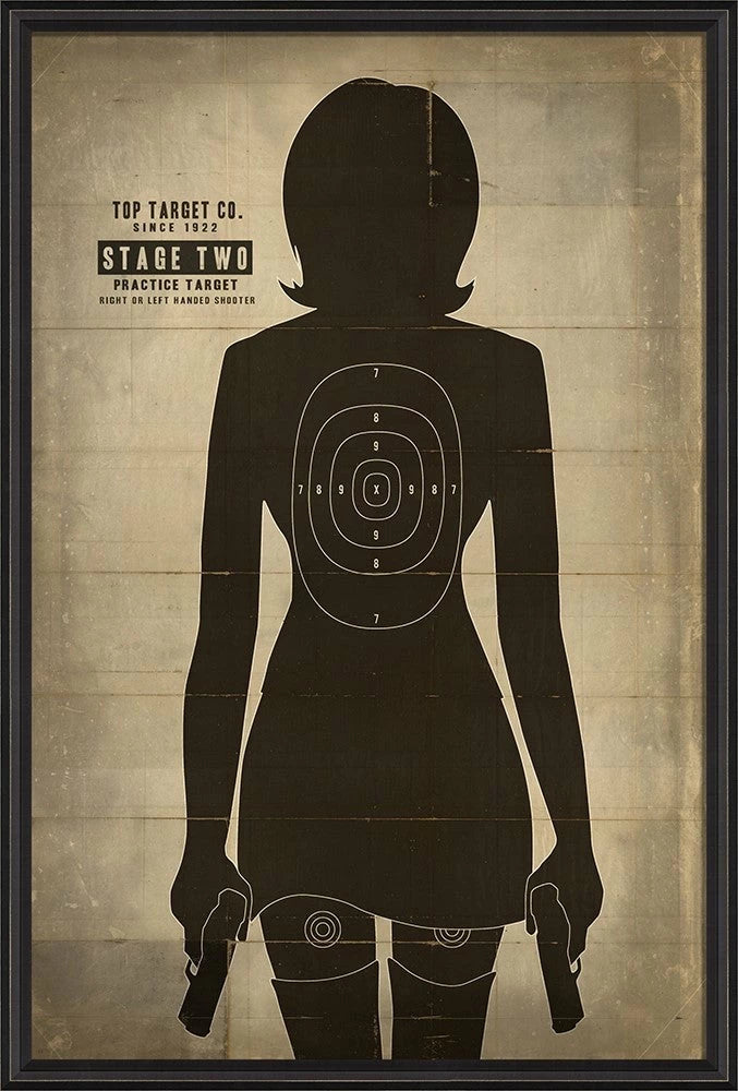 'human target' art - female - Interior Mojo llc