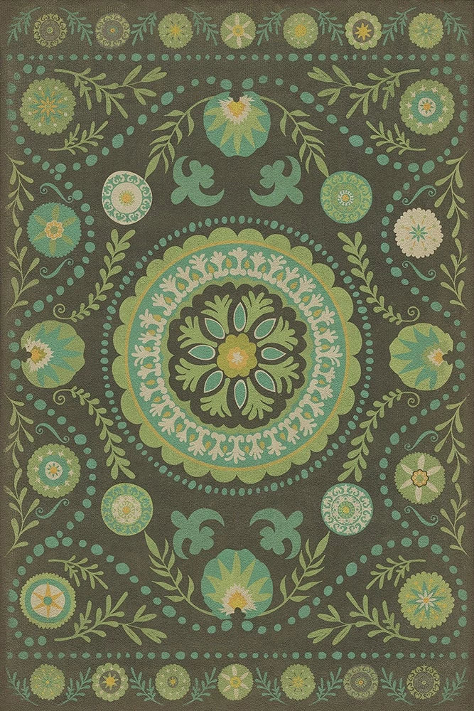 A Hedge Between Keeps Vinyl Area Rug Series - Pattern 38