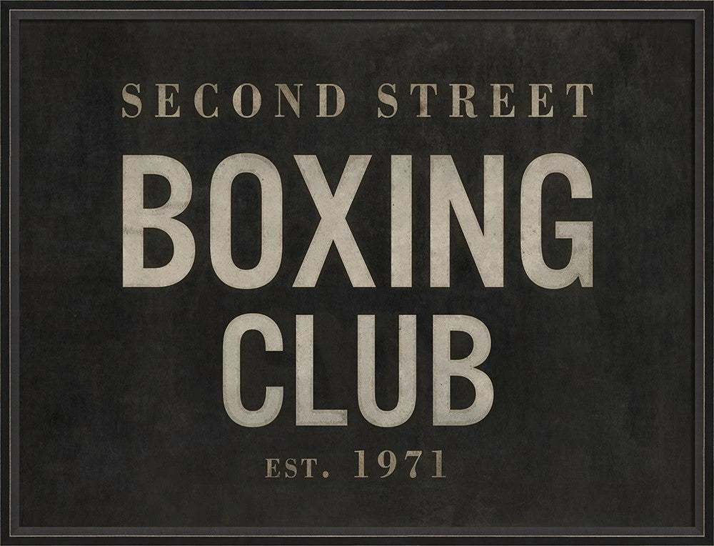 'boxing club' art - Interior Mojo llc