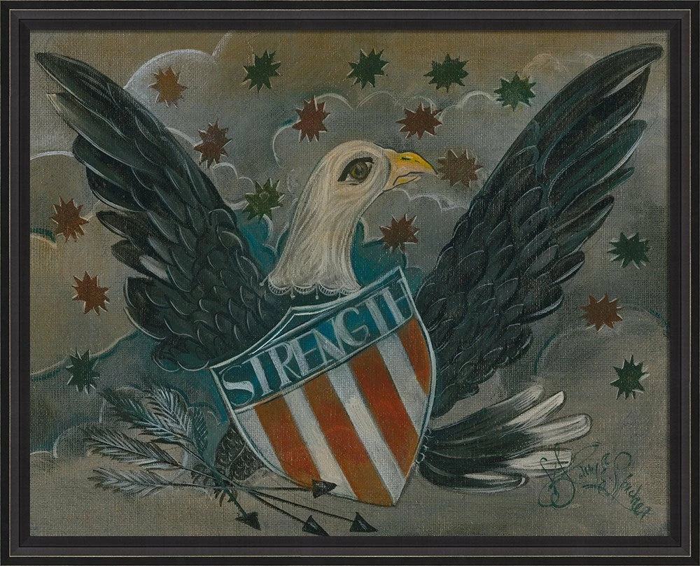 Strength Eagle - Large Narrative Art | Made in USA | Interior Mojo
