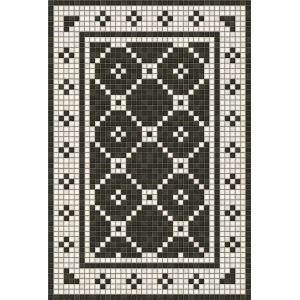 mosaic A- Elmhurst vinyl mat-rug-runner - Interior Mojo llc