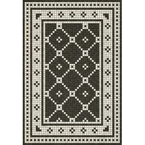 mosaic A- Elmhurst vinyl mat-rug-runner - Interior Mojo llc