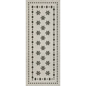 mosaic B- Clemont vinyl mat-rug-runner - Interior Mojo llc