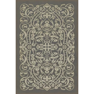 Pattern 77 "Chopin"  Vinyl Mats and Rugs - Interior Mojo llc