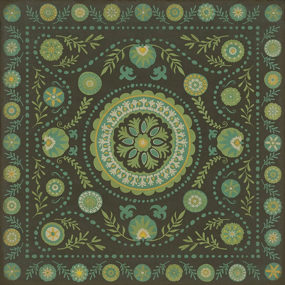A Hedge Between Keeps Vinyl Area Rug Series - Pattern 38