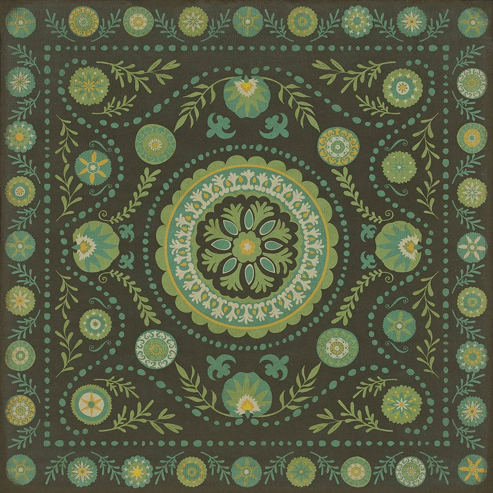A Hedge Between Keeps Vinyl Area Rug Series - Pattern 38