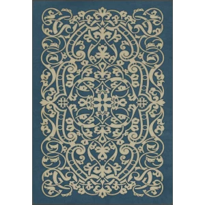 Pattern 77 "Debussy"  Vinyl Mats and Rugs - Interior Mojo llc