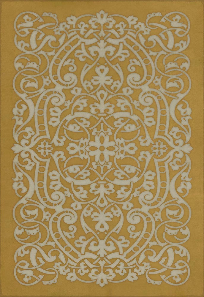 Pattern 77 "Handel"  Vinyl Mats-Rugs - Interior Mojo llc