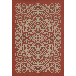 Pattern 77 "Mozart" Vinyl Mats and Rugs - Interior Mojo llc