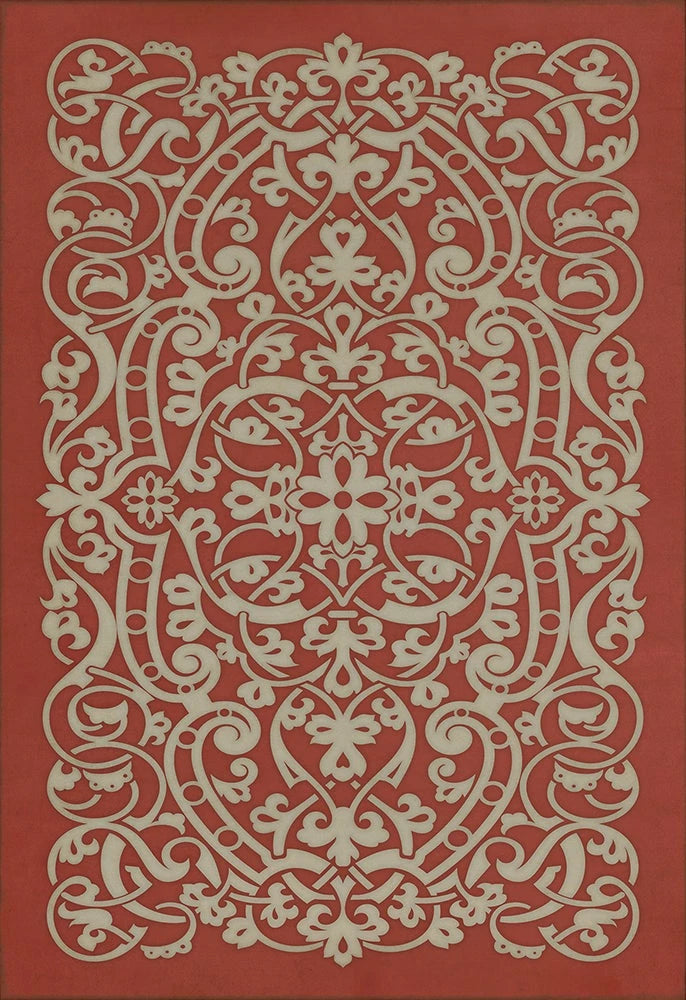 Pattern 77 "Mozart" Vinyl Mats and Rugs - Interior Mojo llc