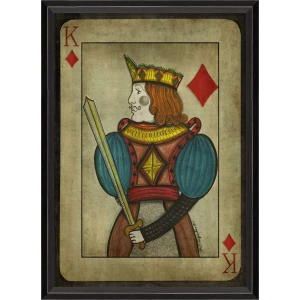 King of Diamonds Art with Border