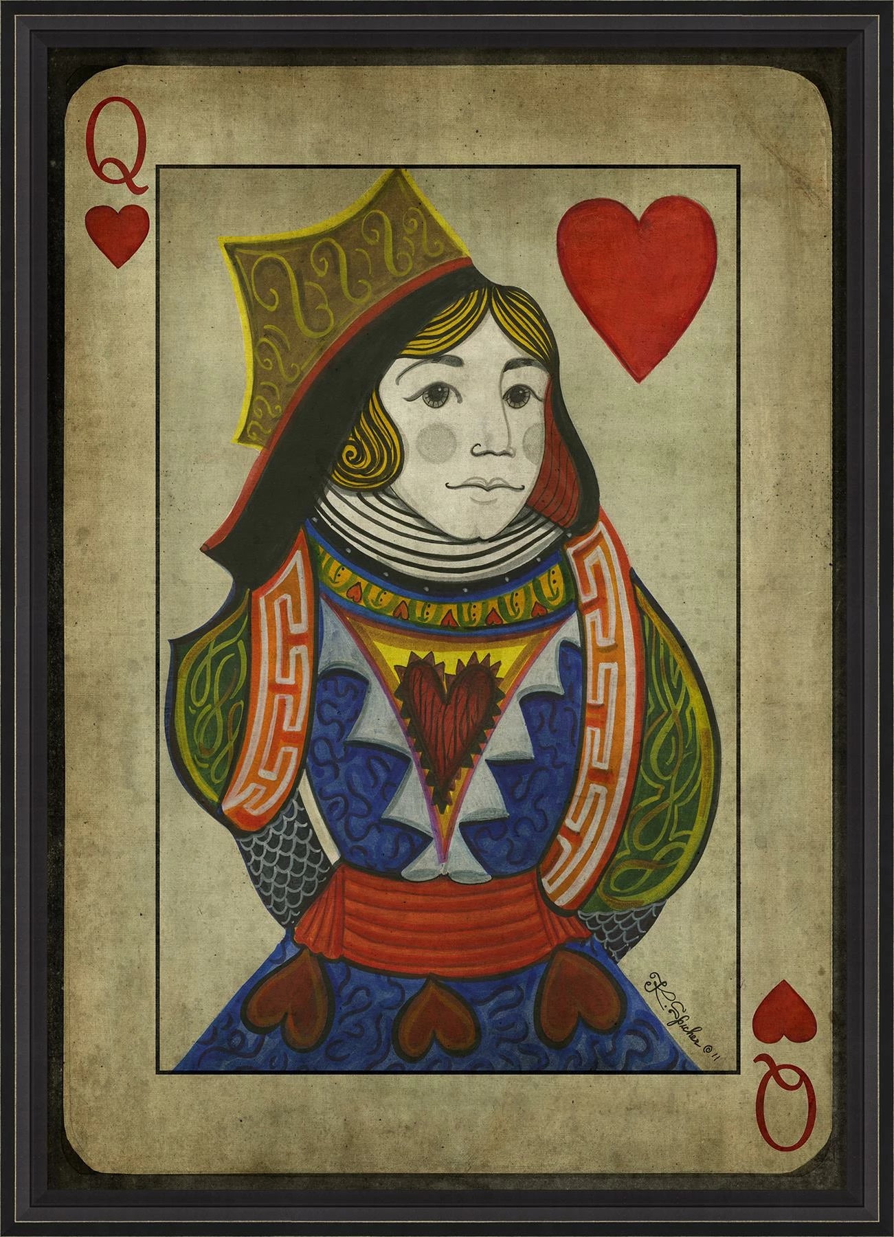 "Queen of Hearts" Art