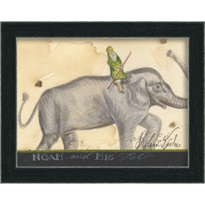 'elephant cruise' signed art - Interior Mojo llc