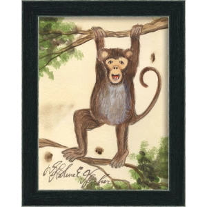 'monkey' child art - Interior Mojo llc