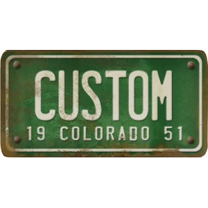 Custom Acrylic License Plate Collection