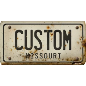 Custom Acrylic License Plate Collection