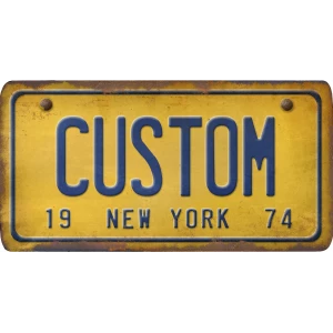 Custom Acrylic License Plate Collection