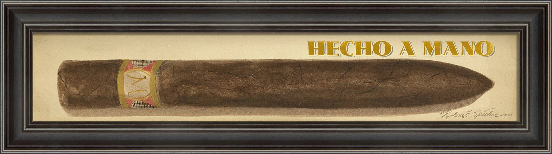 cigar hecho a mano art - Interior Mojo llc