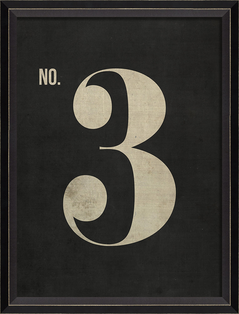 No. 3 on Black