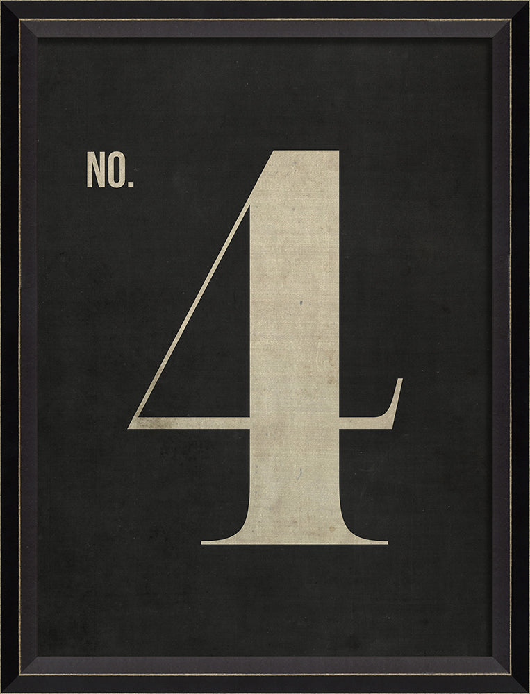 No. 4 on Black