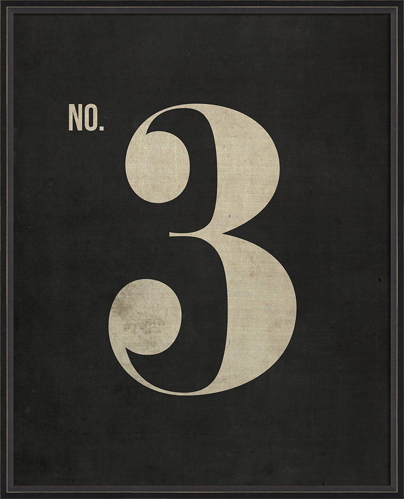 No. 3 on Black